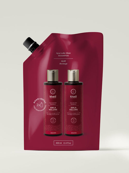 KHADI Shampoo Amla Volume  Refill 400 ml