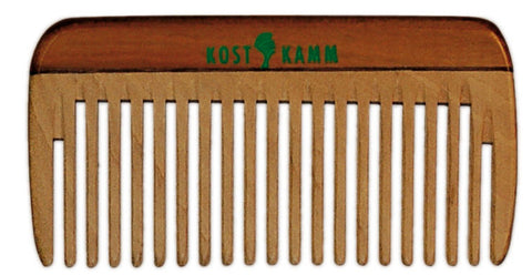 KOSTKAMM Mini Pocket Comb Wood Coarse 8cm