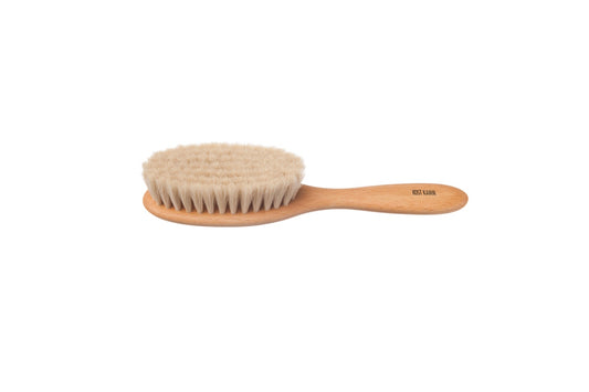 KOSTKAMM Babybürste, Buche, weiches Ziegenhaar, 18,5cm