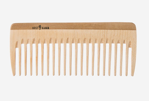 KOSTKAMM Strähnenkamm Holz extragrob 16cm