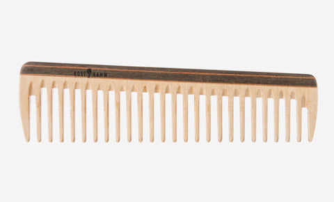 KOSTKAMM Frisierkamm Holz, extragrob, bunt