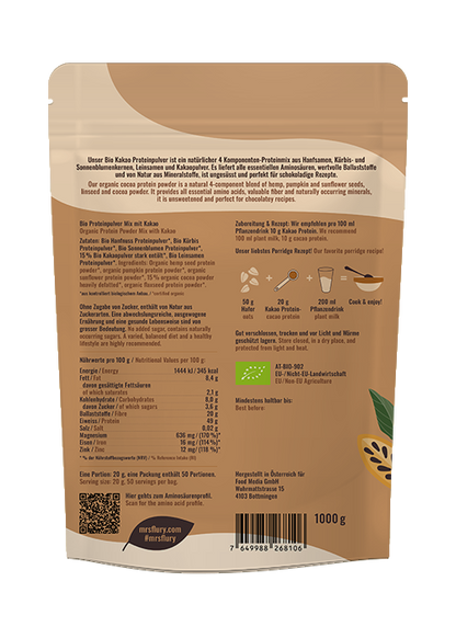 Bio Kakao Protein vegan 1 kg