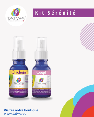 Kit Retrouver la Sérénité | Crises d'angoisse - Essences florales Tatwa pour apaiser le stress.