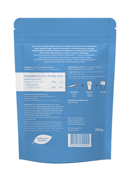 Poudre de créatine haut de gamme 250 g