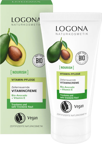 LOGONA Vitamincreme Avocado, Vitamin E