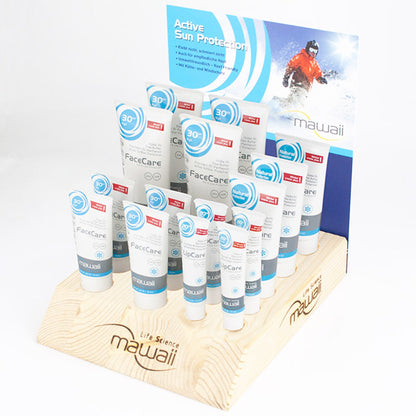 mawaii Timber Counter Display for WinterCare
