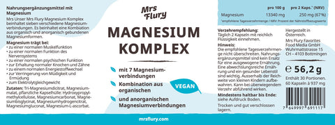 Magnesium Komplex – mit 7 hochwertigen Magnesiumverbindungen