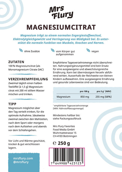 Magnesiumcitrat 250g