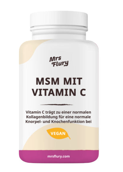 Mrs Flury MSM Capsules with Natural Vitamin C
