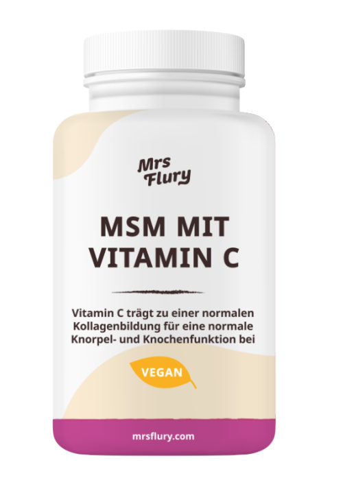Mrs Flury MSM Capsules with Natural Vitamin C