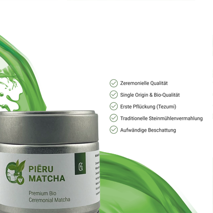Bio Premium Matcha Piēru Cérémonial