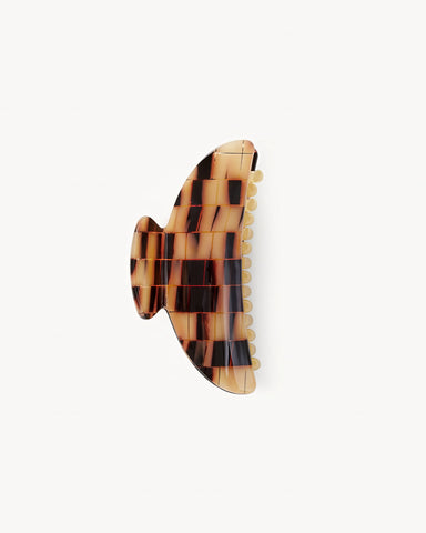 Haarklammer - Machete Midi Heirloom Claw Blonde Checker