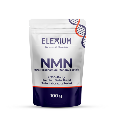 Uthever® NMN Pulver 100g | Nicotinamid Mononukleotid mit >99 % Reinheit – Laborgeprüft – Swiss Quality