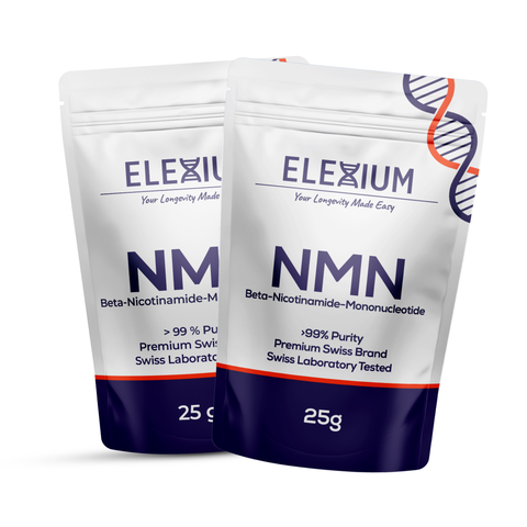 Uthever® NMN Polvere 2 x 25 g | nicotinamide mononucleotide con >99 % purezza – Testato in laboratorio – Qualità Svizzera