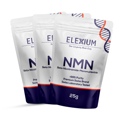 Uthever® NMN polvere 3 x 25 g | nicotinamide mononucleotide con >99% purezza – testato in laboratorio – qualità svizzera