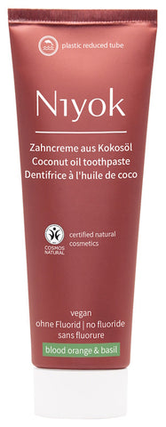 NIYOK Toothpaste Blood Orange & Basil