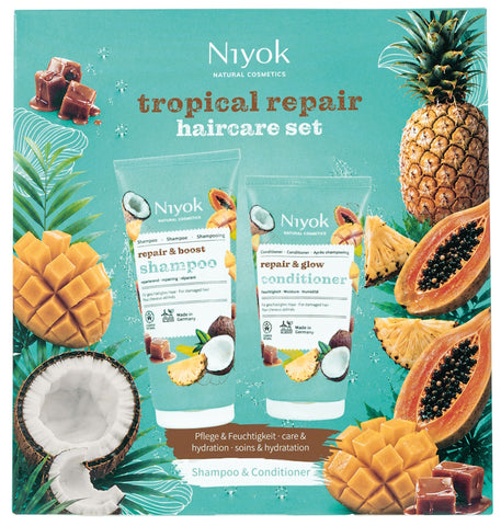 NIYOK Geschenkset Haarpflege Tropical Repair
