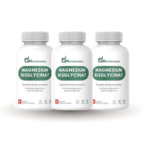 NATURFABRIK Magnesium Bisglycinat Kapseln 270 Stück (3er)