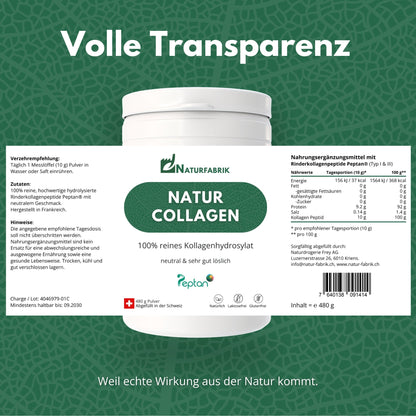 Naturfabrik Natur Collagen Peptan® 480 g