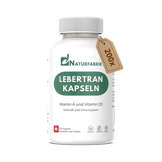 NATURFABRIK Lebertran Kapseln 200 Stück