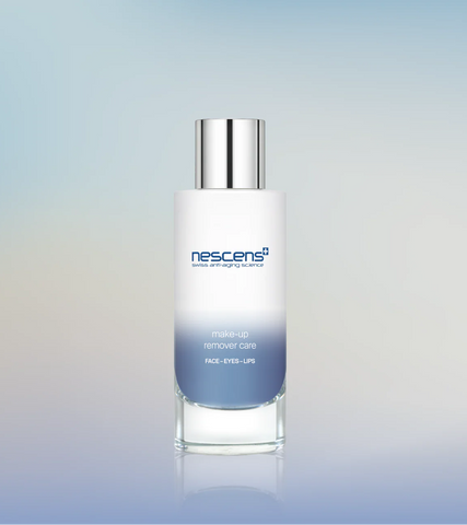 Nescens Eyes & Lips Make-Up Remover front bottle view