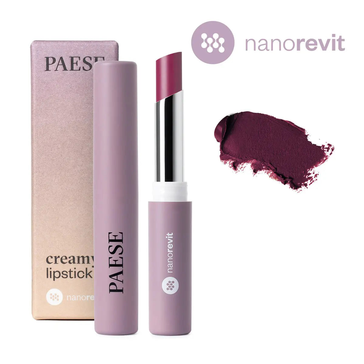 Nanorevit Creamy Lipstick - black current