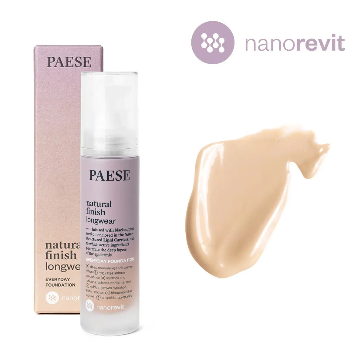 Nanorevit Natural Finish Longwear - ivory