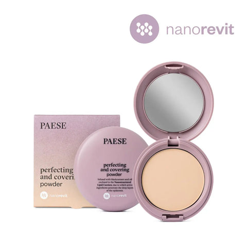 Nanorevit Perfecting and Covering Powder - warm beige