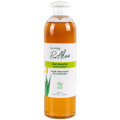 Gel douche familial 20%, Pur'Aloé, 500ml*