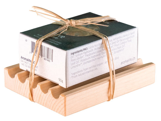 Aromalife Arve Seife & Seifenschale Geschenkset (1 Stk.)