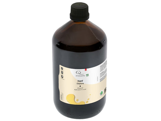 AROMALIFE Hanföl Körperöl - BIO Körperöl 1 l