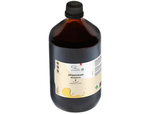 AROMALIFE Johanniskrautöl - BIO Körperöl 1 l