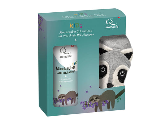 Aromalife Kids Mondzauber Bad mit Öko- Waschlappen Geschenkset (300 ml)