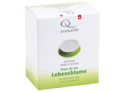 AROMALIFE Duftstein Set Lebensblume&Untertel grün