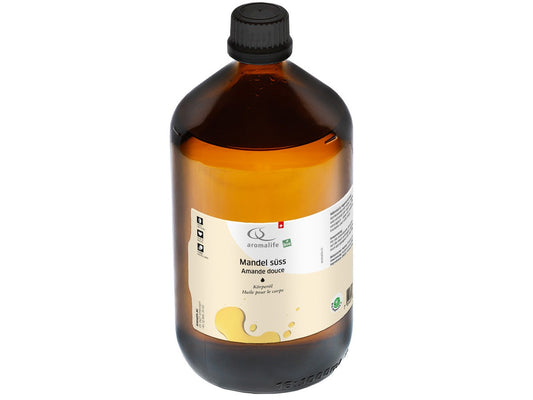 AROMALIFE Mandelöl süß - Bio Körperöl 1 l