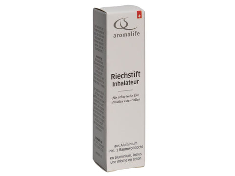 AROMALIFE Riechstift Alu grau 1 Baumwolldocht