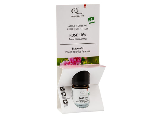 AROMALIFE TOP Rose 10% Äth/Öl BIO Fl 5 ml