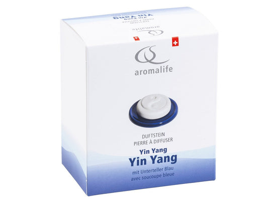 AROMALIFE Duftstein Set Ying Yang&Untert dunkelbl