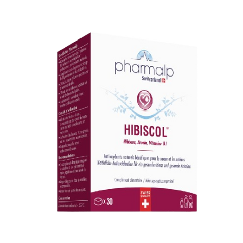 Pharmalp HIBISCOL® – Swiss heart & artery support capsules