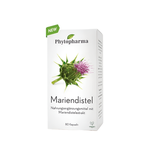 Phytopharma mariendistel (milk thistle) capsules 80 stk