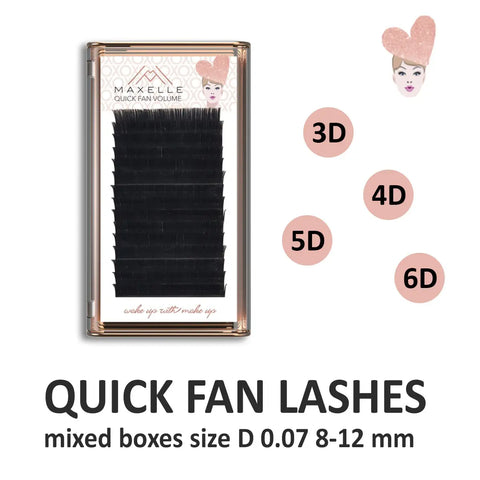 QUICK FAN WIMPERN D 0.07 8-12 mm