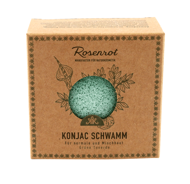 ROSENROT Konjac Sponge - Green Clay