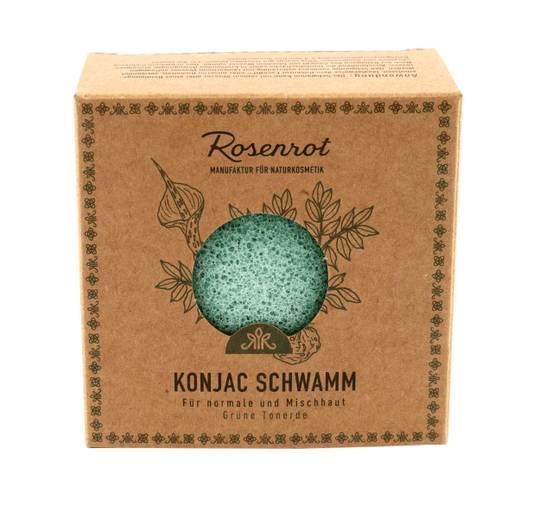 ROSENROT Konjac Sponge - Green Clay