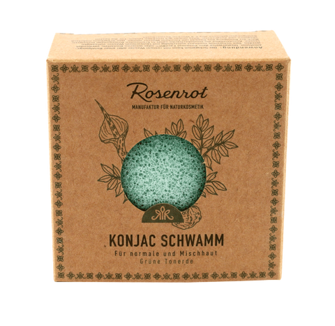 ROSENROT Konjac Sponge - Green Clay