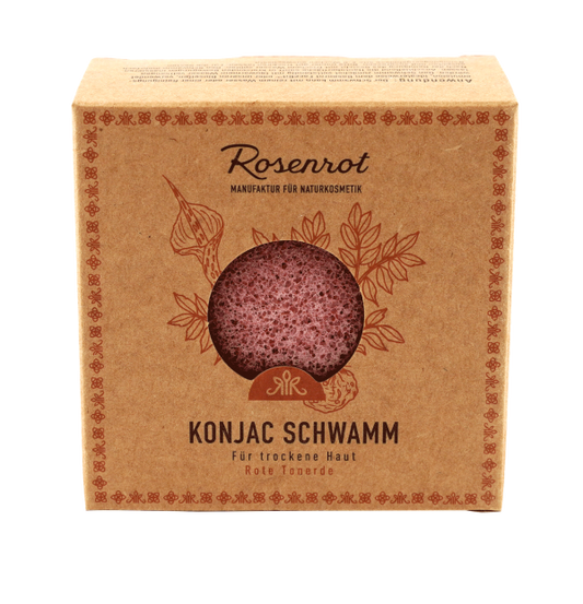 ROSENROT Konjac Sponge - Red Clay
