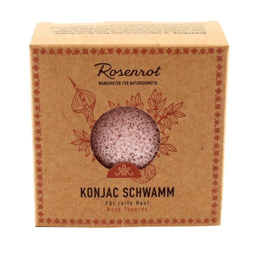 ROSENROT Konjac Sponge - Pink Clay