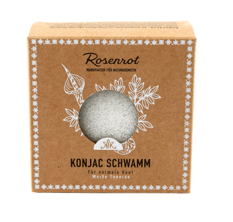 ROSENROT Konjac Sponge - White Clay