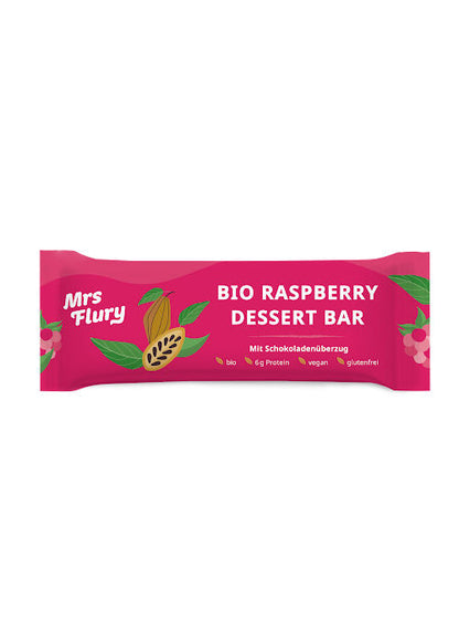 Bio Raspberry Dessert Bar 50 g fruchtig, schokoladig, vegan & natürlich gut ⚠️Produkt wird ungekühlt verschickt⚠️
