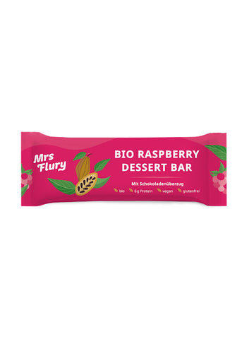 Bio Raspberry Dessert Bar 50 g fruchtig, schokoladig, vegan & natürlich gut ⚠️Produkt wird ungekühlt verschickt⚠️