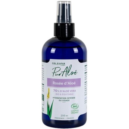 Rosée d'aloé ŕ l'aloe vera (76%) équitable, Pur'Aloé, 250ml*